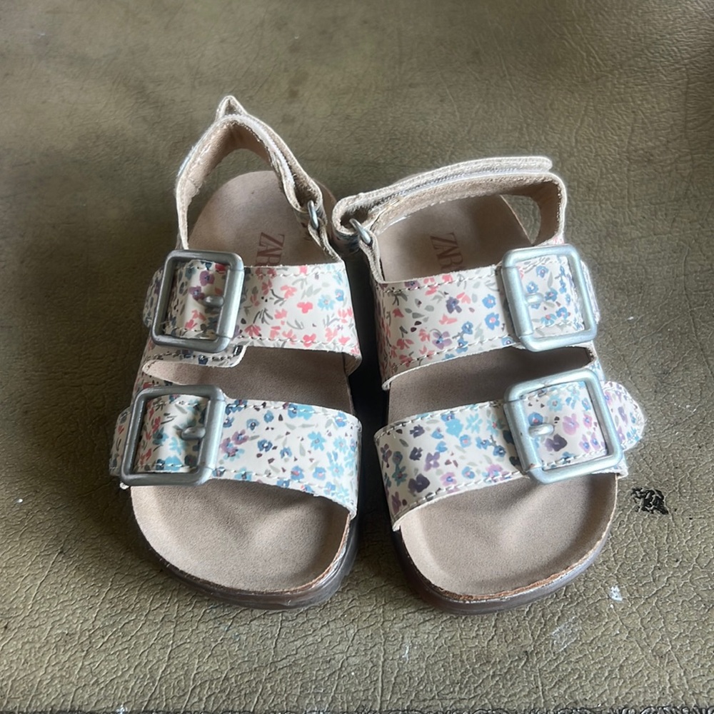 Zara Floral Toddler Sandals